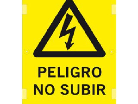 Placa de Advertencia PELIGRO