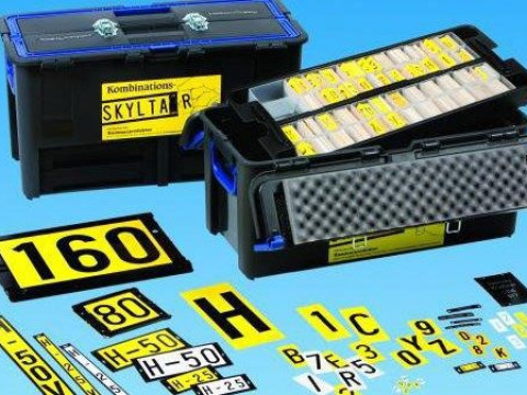 Caja de Herramientas para Fabricar Señaléticas de Advertencia